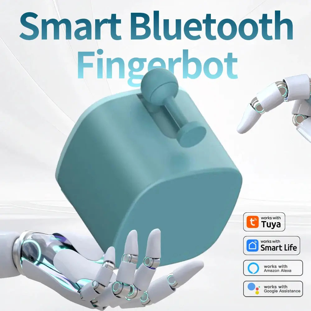 Tuya Bluetooth Finger Robot Switch Button Fingerbot For Light Switches With Smart Life App And Bluetooth Gateway