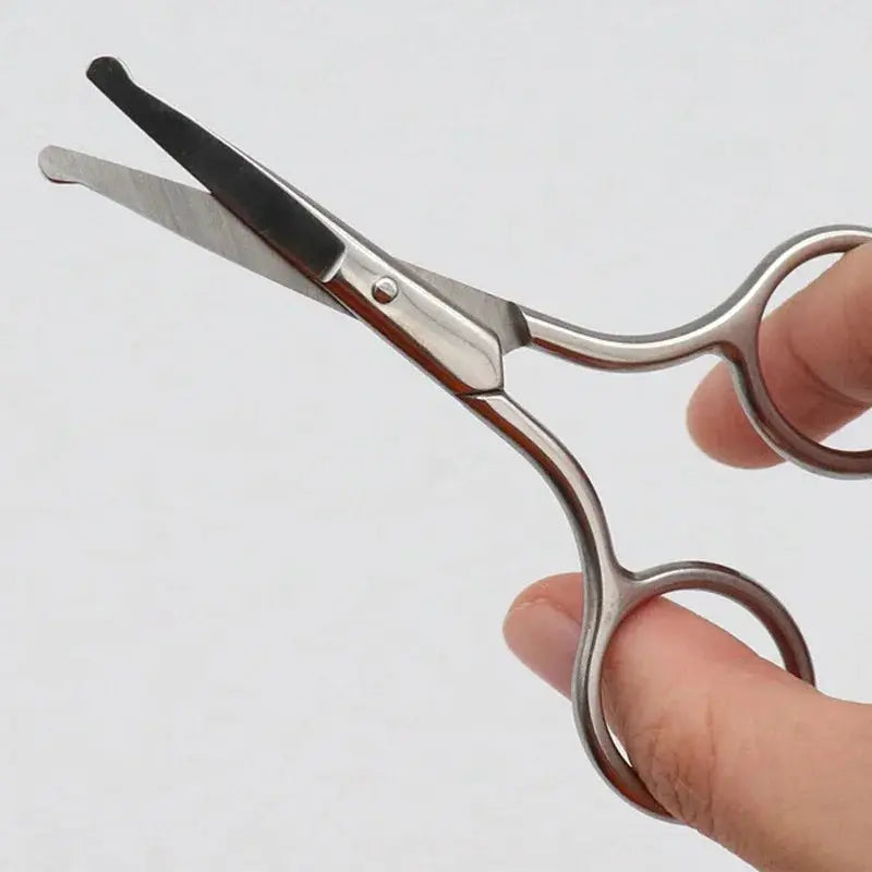 European Style 9CM Stainless Steel Makeup Scissors Multi Functional Eyebrow Nose Hair Manicure Tool
