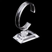 Transparent Acrylic Watch Display Stand C Shaped Frame For Bracelets Pendants And Rings