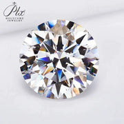 Moissanite round-cut loose stone by Holycome Jewelry, D color, 0.1–10 ct