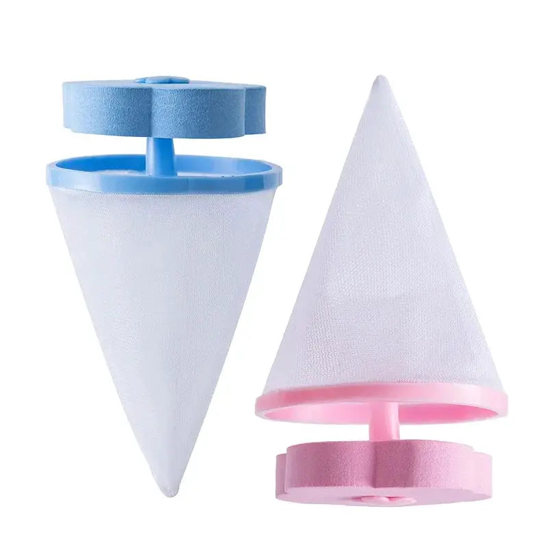 Plum Blossom Washing Machine Filter Hair Catcher Ball Mesh Reusable Pet Fur Lint Cleaner For Laundry