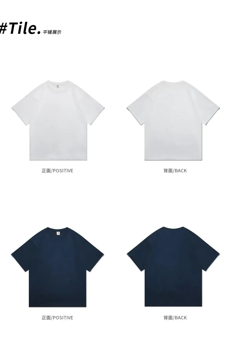 Oversized Summer Short Sleeve Men's T Shirt New Fashion Solid Loose O-Neck T Shirts Mens Cotton Hip Hop Streetwear Top Tees 5XL