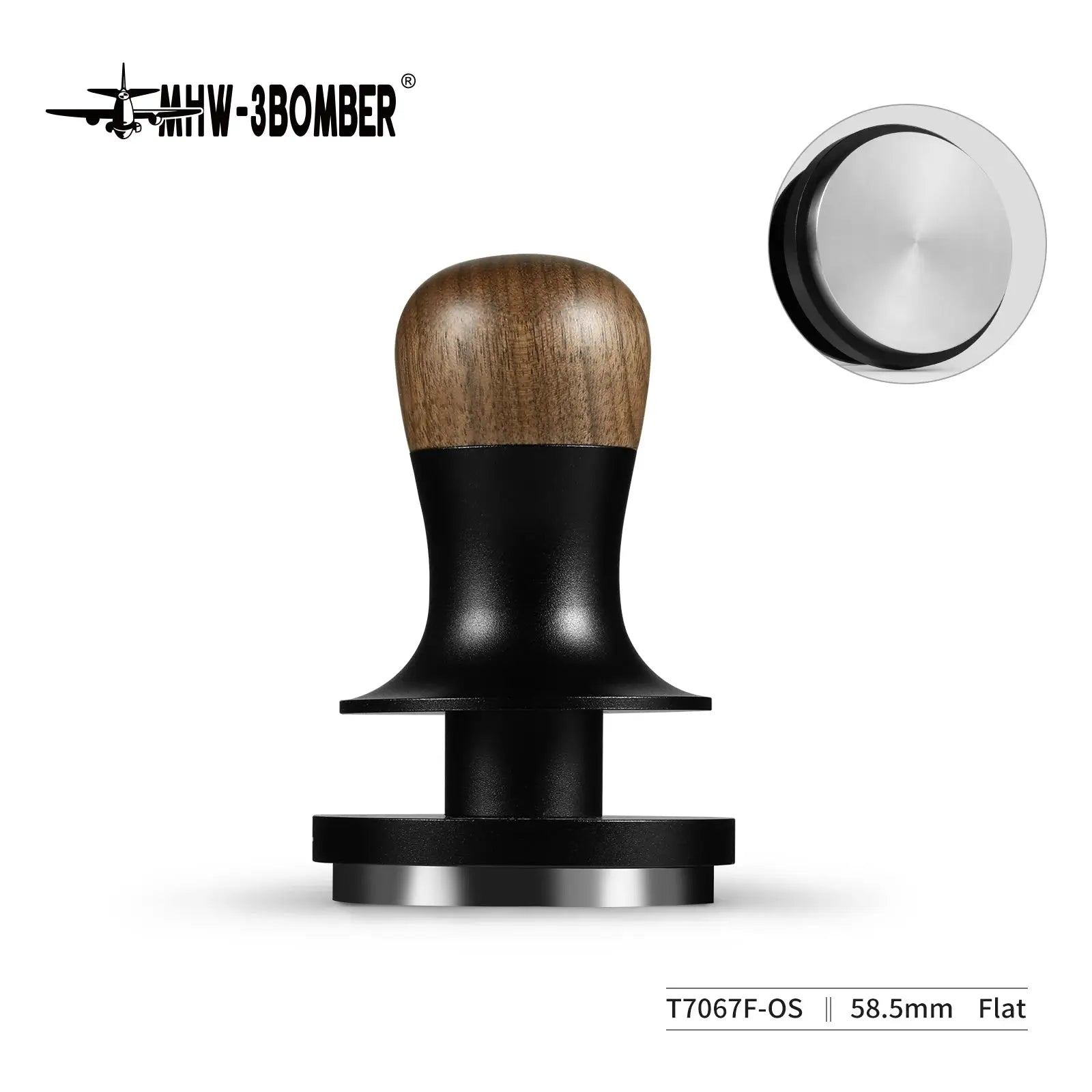 MHW 3 Bomber Constant Pressure Coffee Tamper Set 45.5mm 49.7mm 51mm 53.35mm 58mm 58.5mm Espresso Flat Tampers
