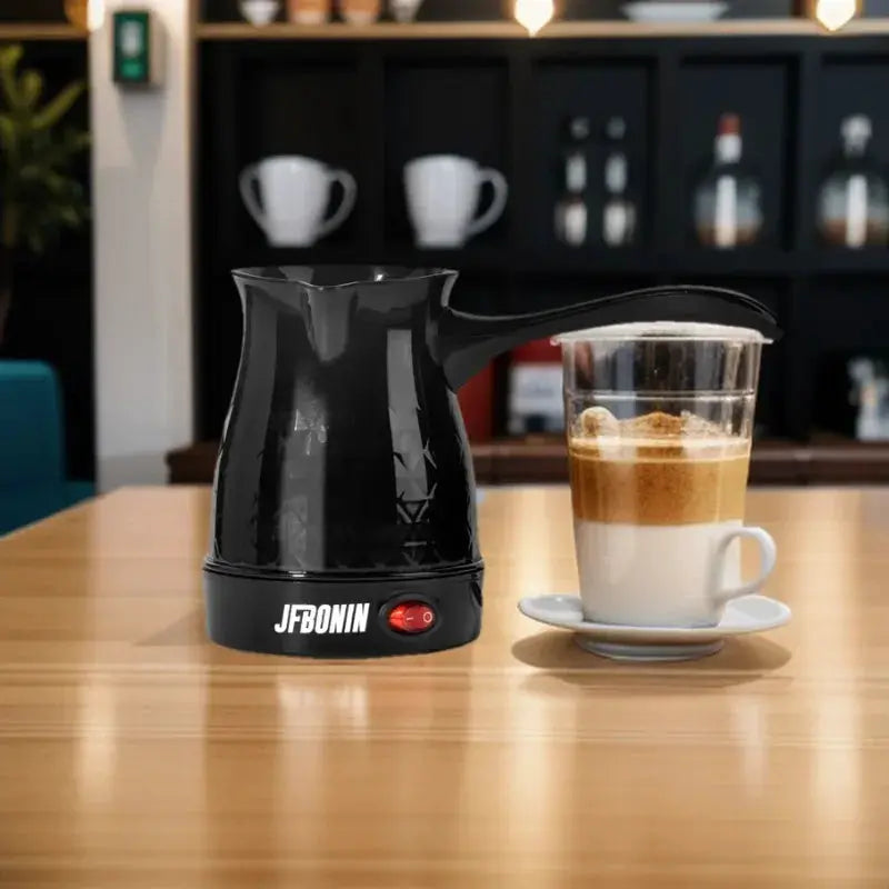 JFBONIN 0.35L Electric Turkish Coffee Pot Quick Boiling for Authentic Middle Eastern Coffee Home Brewer