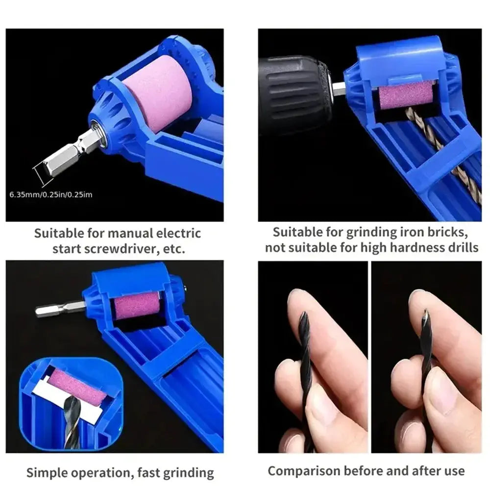 Portable Drill Bit Sharpener With Grinding Wheel For Nail Drill Bits Quick And Easy Sharpening