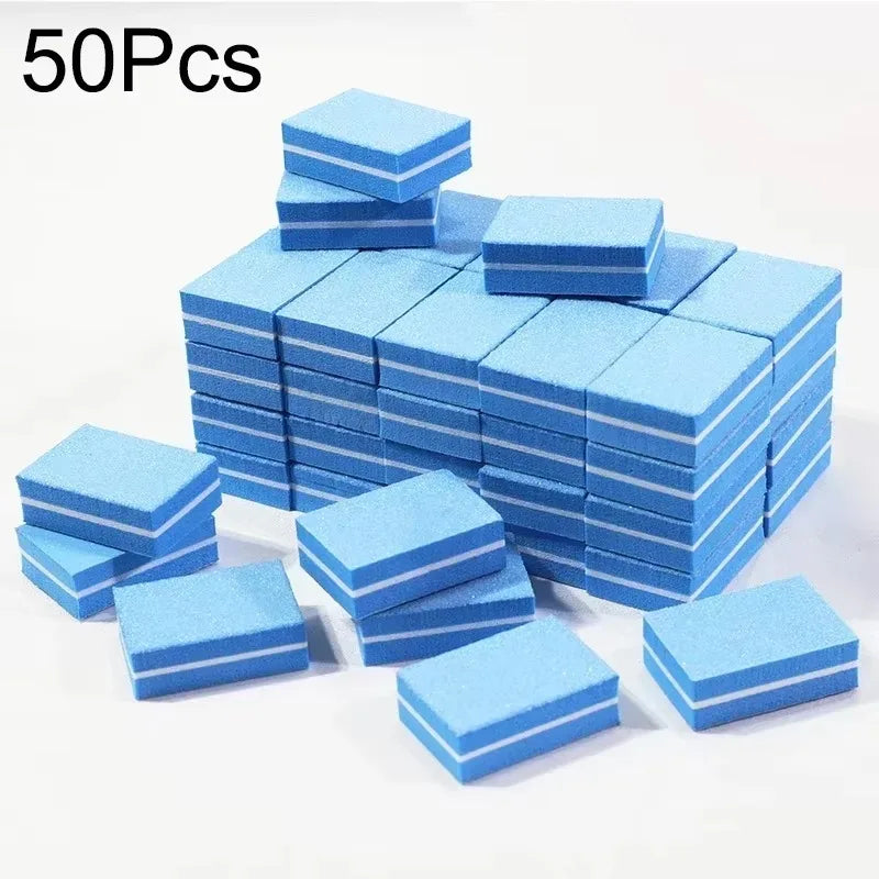 10 To 100 Pcs Mini Buffing Sanding Files Block For Manicure Pedicure Nail Art Buffer Polish Tools