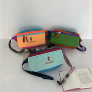 Cotopaxi waist bags, set of 3 multicolor, large-capacity unisex crossbody bags.