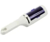 Lint remover brush by Simples Market, electrostatic, purple roller, handheld pet hair cleaner