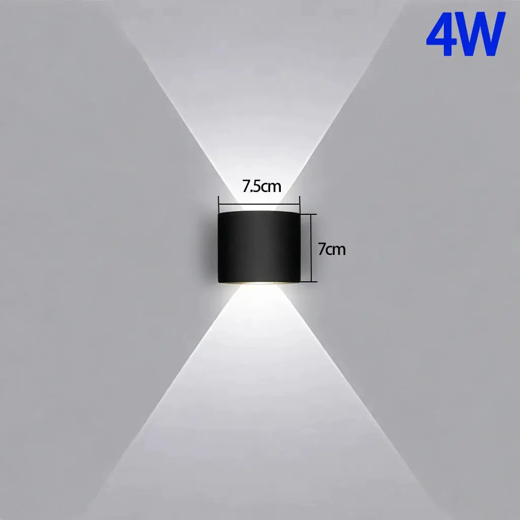 Up Down LED Lamp Waterproof Wall Light For Bedroom Living Room Corridor Balcony Indoor Outdoor Home Decor Lighting