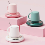 USB Coffee Mug Warmer With Three Temperature Settings For Desk Use