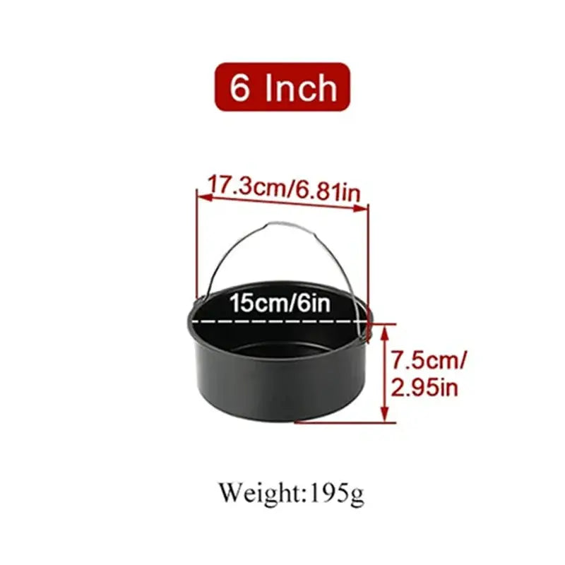 ChefCraft Round Cake Molds Set 6 7 8 Inch Nonstick Bakeware With Handles For Easy Release And Even Baking