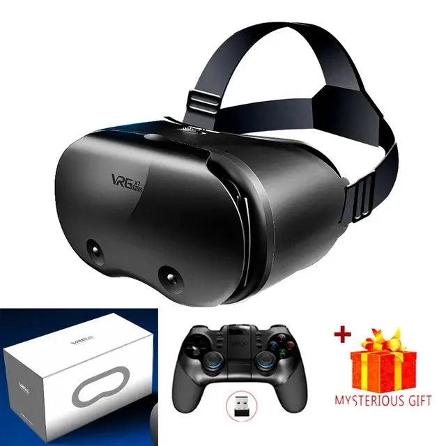 3D Virtual Reality VR Glasses For iPhone And Android Smartphones With Real Lenses Goggles Headset