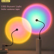Kerokuru USB Sunset Light Lamp For Self Portrait Photography LED