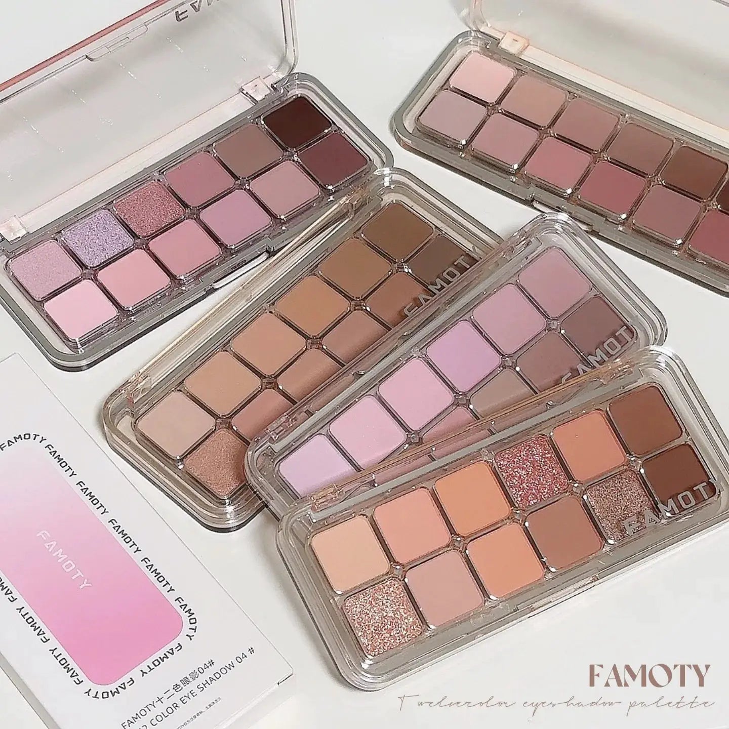 LuxeGlow Tea Apricot Earth Tones 12 Color Matte Eyeshadow Palette For Long Lasting All Matte Eye Makeup Daily Use