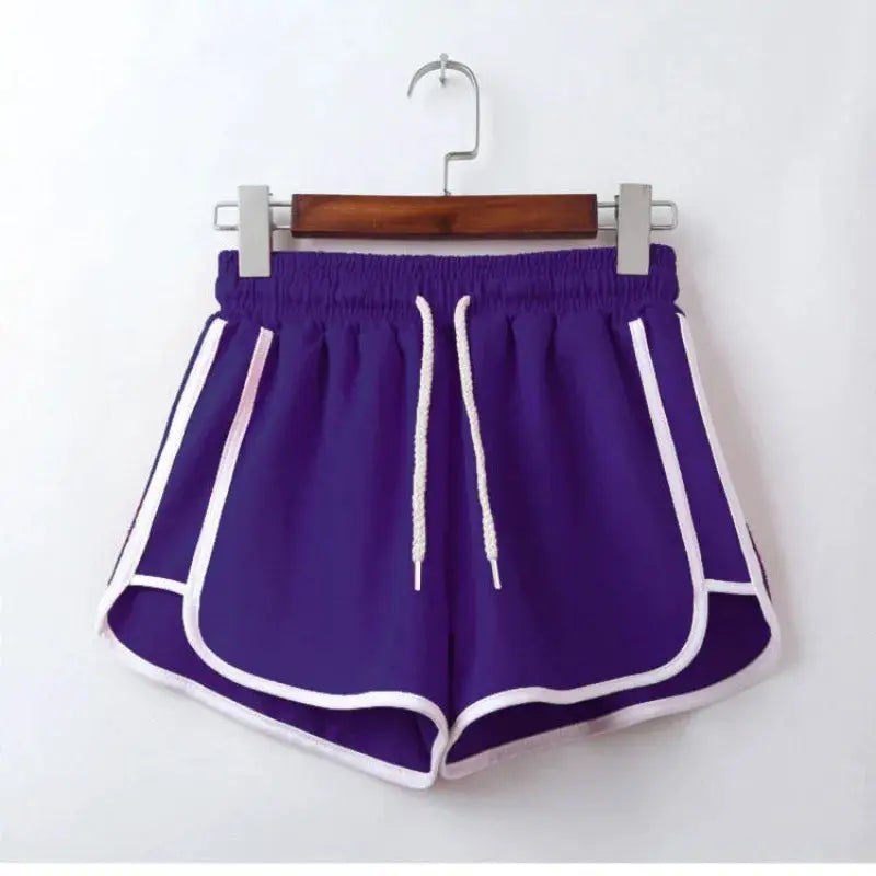ZenFlex Women Yoga Shorts Mid Waist Breathable Lightweight Polyester For Summer Gym And Casual Wear