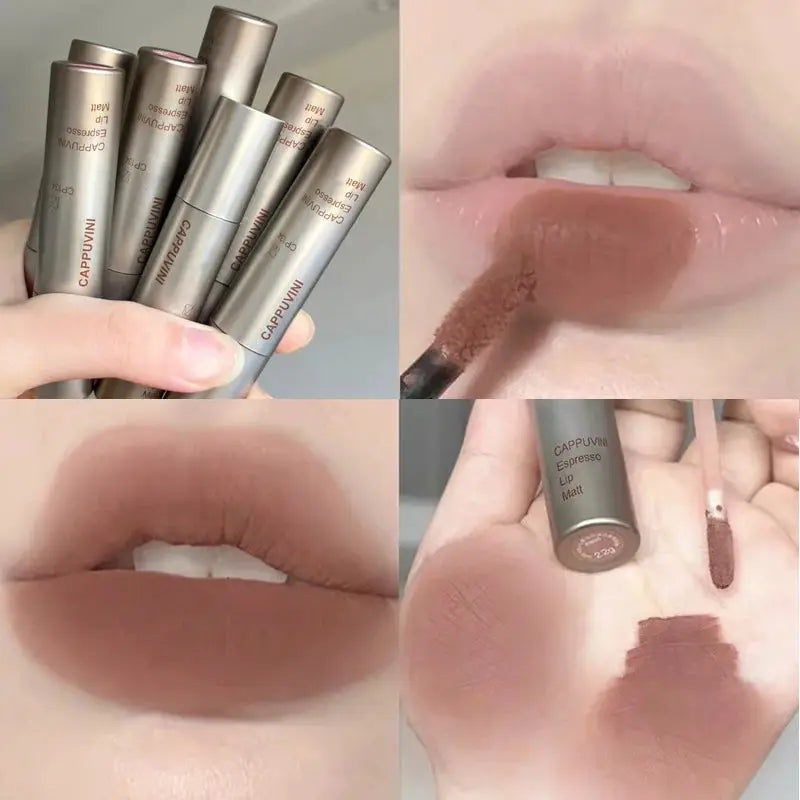 Single Velvet Matte Mist Lip Gloss Waterproof Liquid Lipstick Smudge Proof Not Fade Cup Lip Glaze