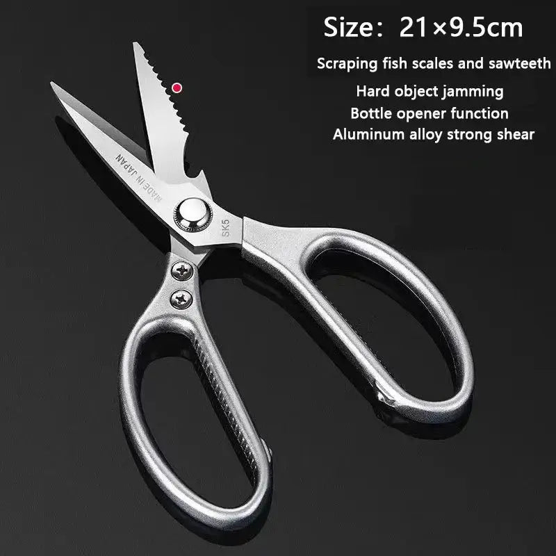 ChefPro Stainless Steel Kitchen Scissors Multifunctional Shears For Poultry Fish Bones And Vegetables