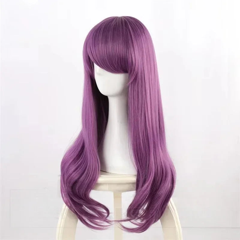 Rize Kamishiro cosplay wig, long wavy purple heat-resistant synthetic hair, Simples Market