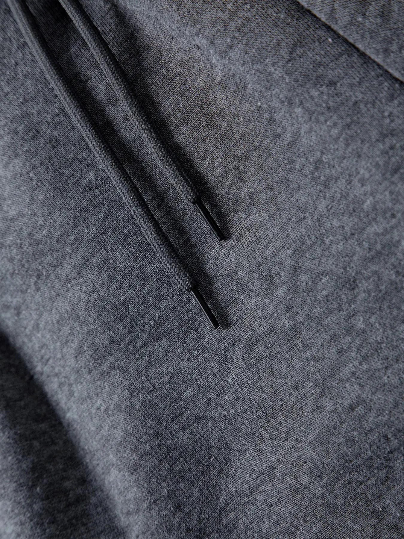 Simples Market men’s gray heather joggers with drawstring and zip pockets