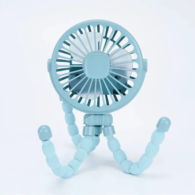 Stroller Clip On Fan Portable USB Rechargeable Three Speed Settings