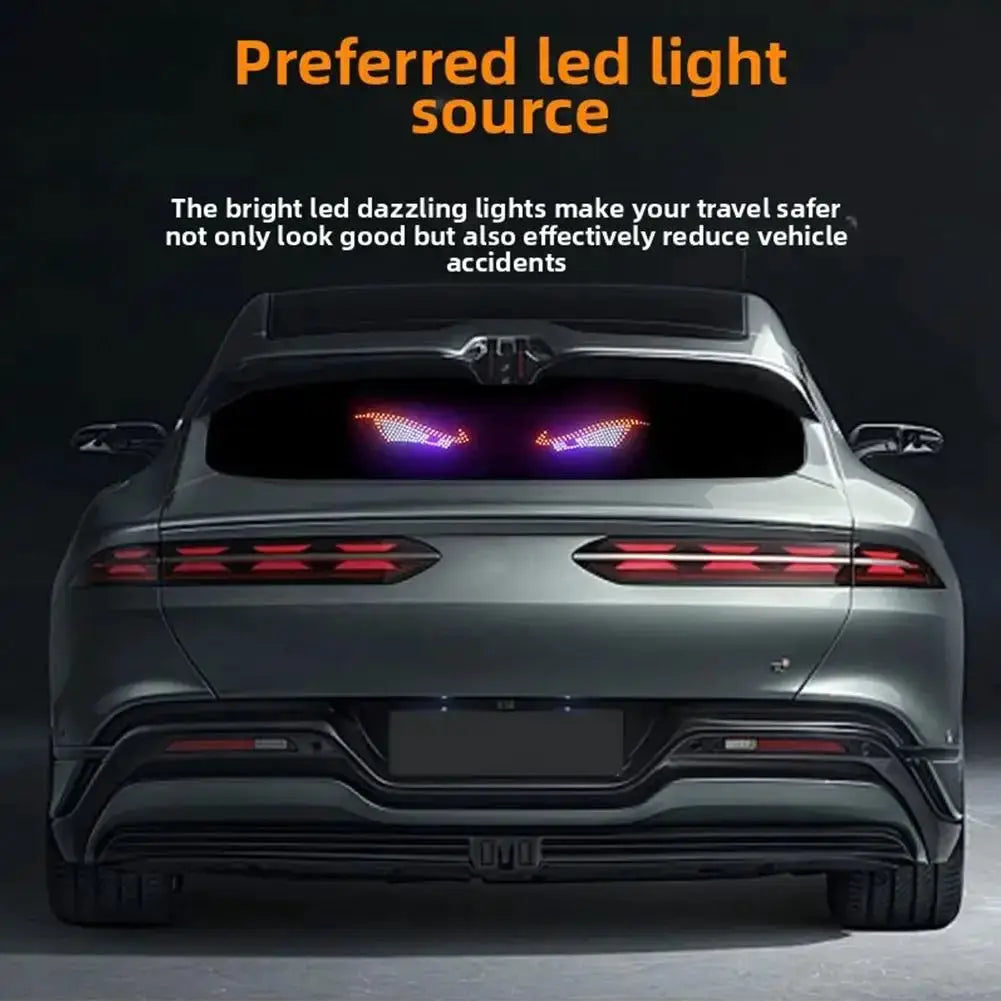 Simples Market USB Dynamic Big Devil Eyes Light for cars, RGB LED eye lights, flexible display