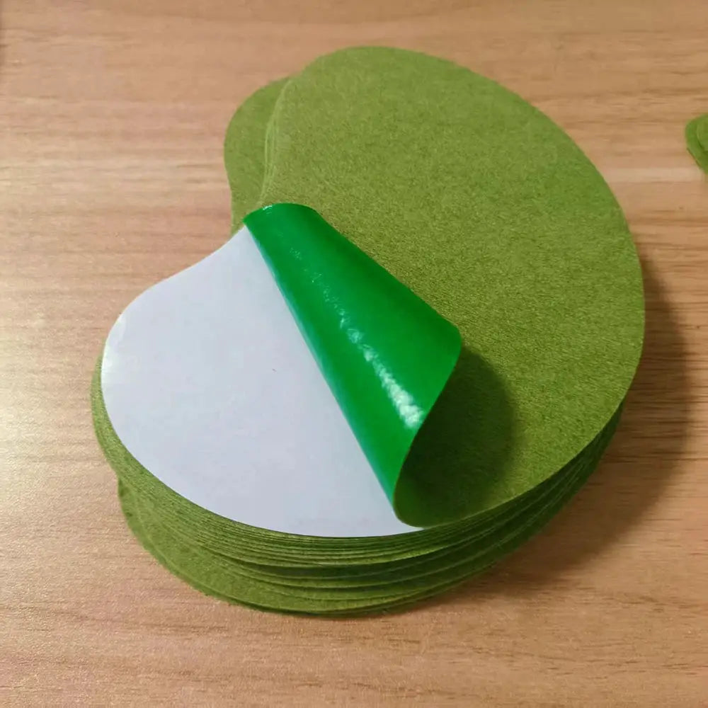 Simples Market heat patches, 120pcs, round green self-adhesive pads with peel-back backing