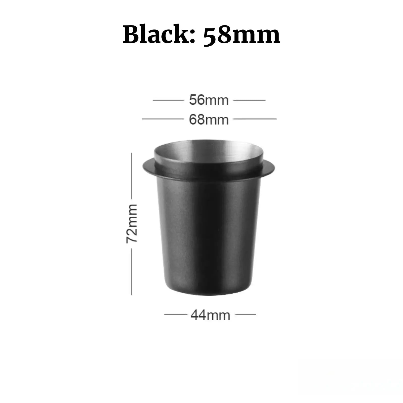 BaristaPro Stainless Steel Coffee Dosing Cup For Espresso Machines Ergonomic Precise Measuring For Consistent Brews