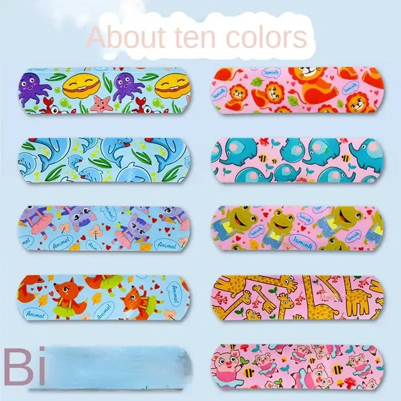 Cartoon Bandages For Kids 120 Pcs Breathable Transparent Waterproof Bandages Hemostatic Patch