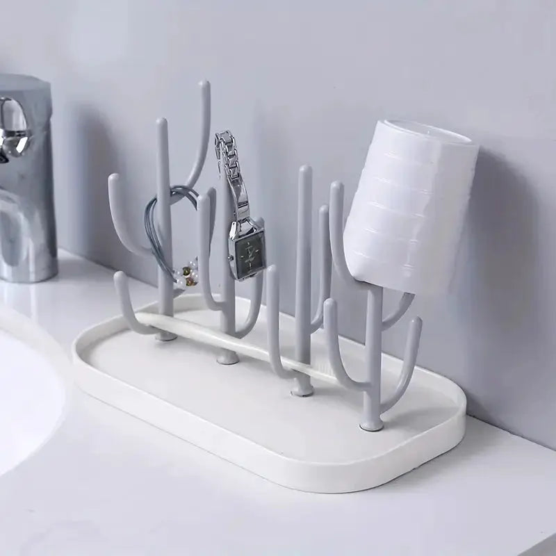 Tree Shaped Baby Bottle Drying Rack Dustproof Cup Drain Rack For Nursery Kitchen Easter Gift