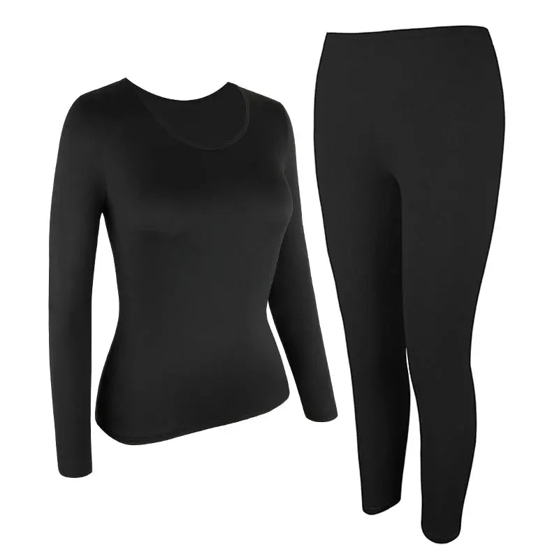CozyCore Womens Thermal Underwear Set Two Pack Long Johns Fleece Lined Base Layer Ultra Soft Warmth
