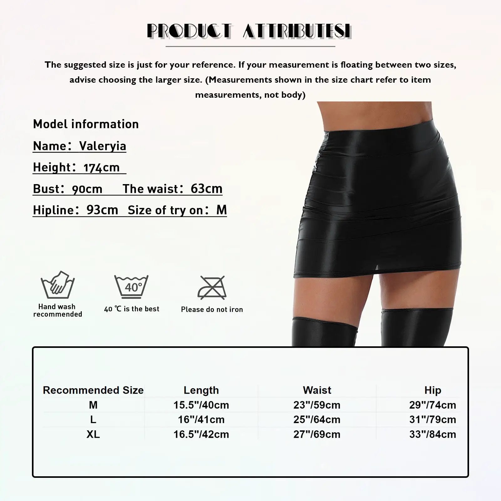 Glossy patent-leather mini skirt for women, black low-rise clubwear by Simples Market