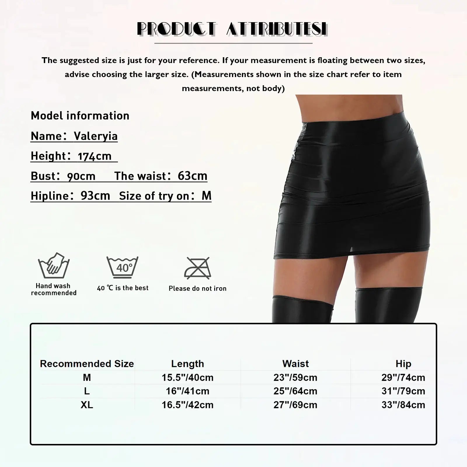 Glossy patent leather mini skirt for women by Simples Market, black clubwear
