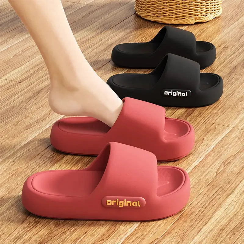 CloudStep Thick Bottom Cloud Slippers For Women With Platform Sole For All Day Comfort