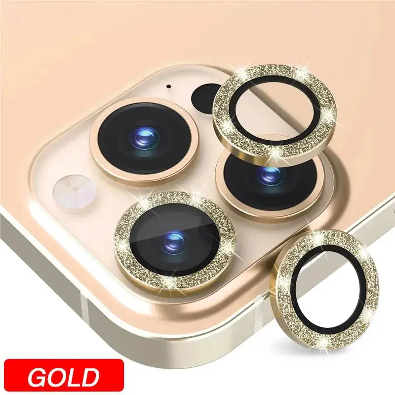 DiamondGuard Camera Lens Protector For iPhone 17 Pro Max 14 Plus And 15 Plus Series Diamond Metal Protective Glass