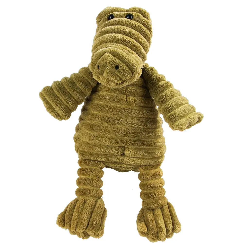 Corduroy Monkey And Pig Voice Plush Molar Toy For Dogs Vent Training Dental Care Teeth Cleaning Large Dog Toys