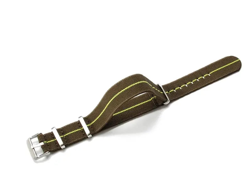 60's French Army Watch Strap for Nylon Watchband for Rolex Seiko Tudor Rolex Black Green Water Ghost Omega Woven Watch Band