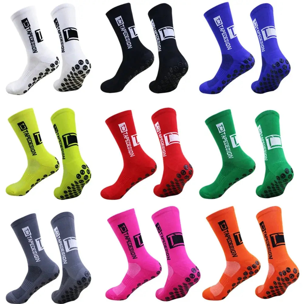 Mens Non Slip Soccer Socks With Non Skid Grip For Football Basketball Cycling And Training Performance
