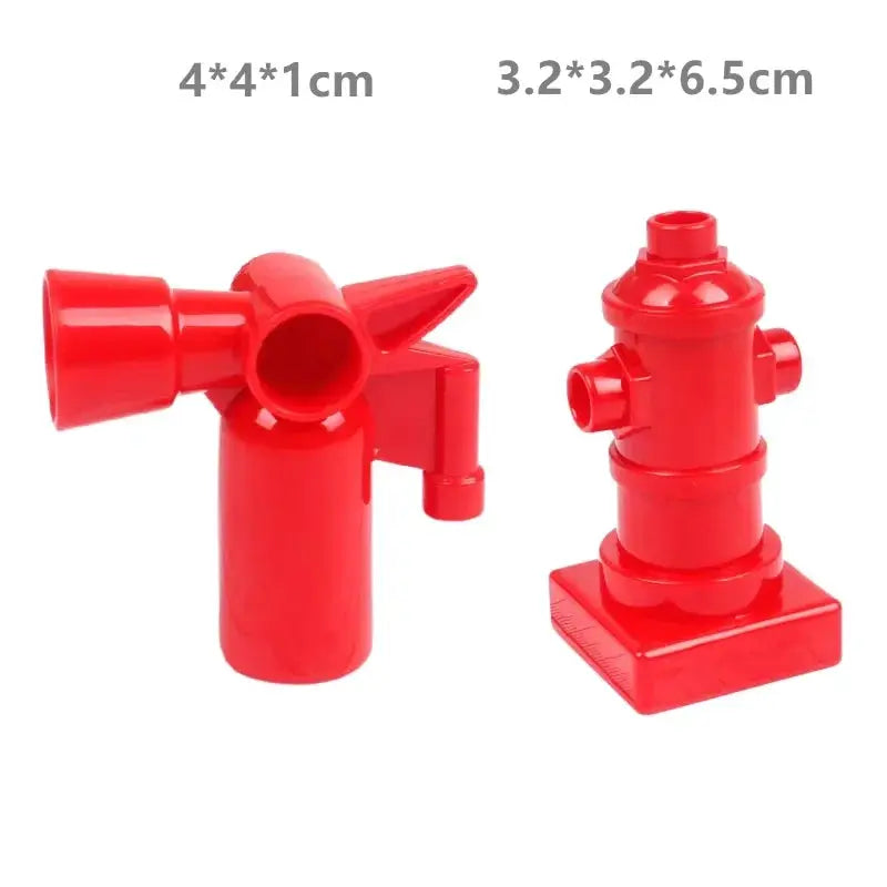 Big Building Blocks Compatible With Large Bricks Road Plates Car Parking Fuel Station Traffic Educational Toys For Kids