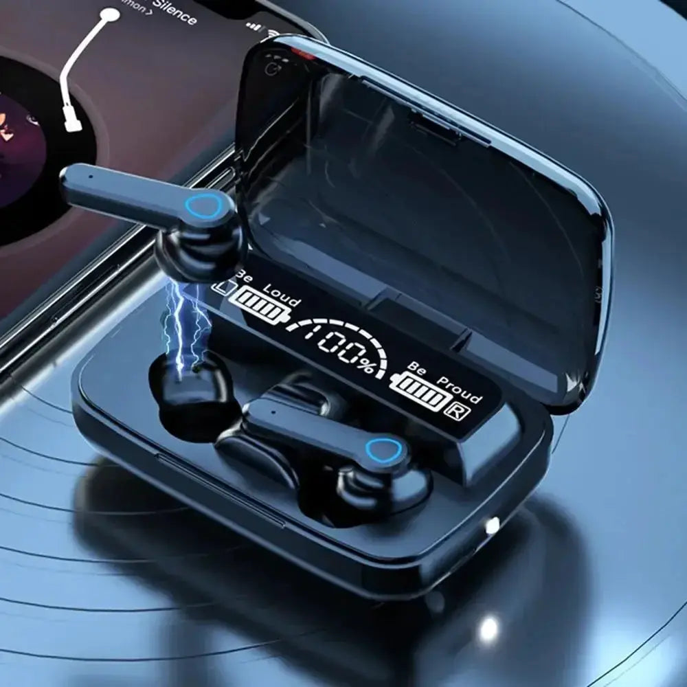Original M19 Bluetooth Headset Wireless In Ear Sports Earphone With Intelligent Touch Control And LED Battery Display