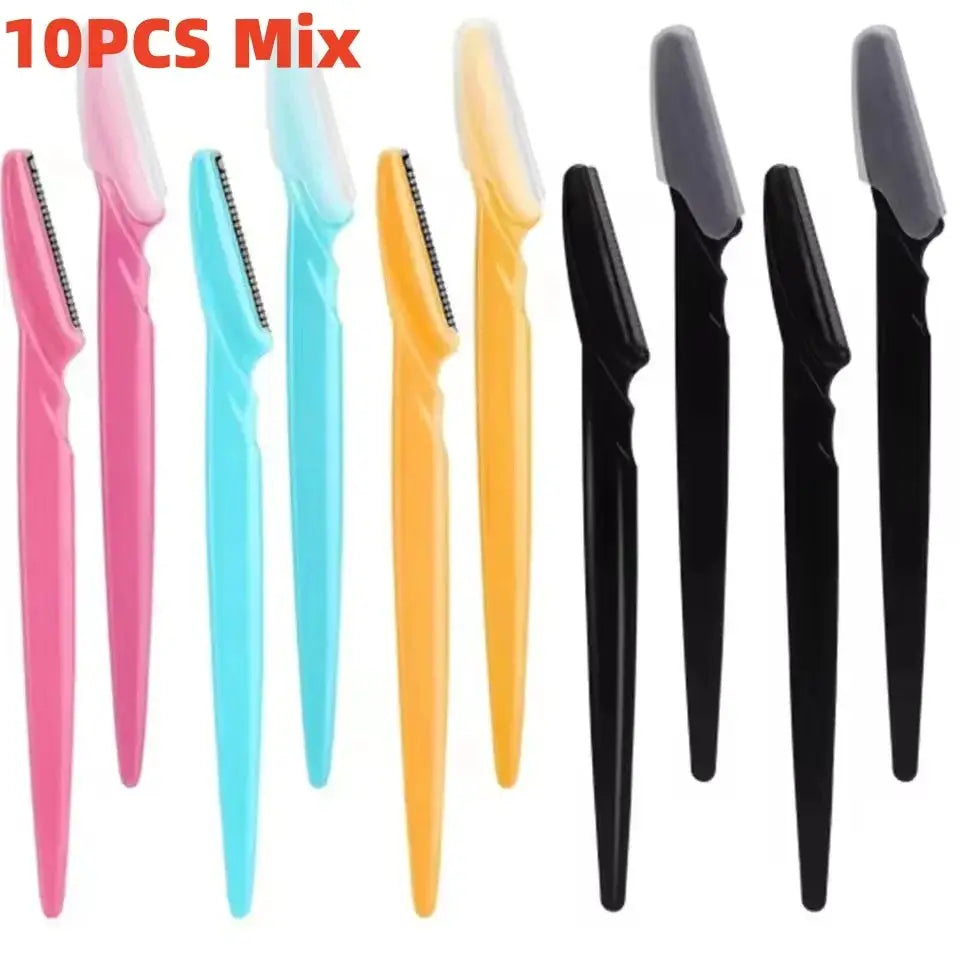 Manual Eyebrow Trimmer For Women Safe Eyebrow Razor Beauty Tool For Face Shaping And Hair Removal