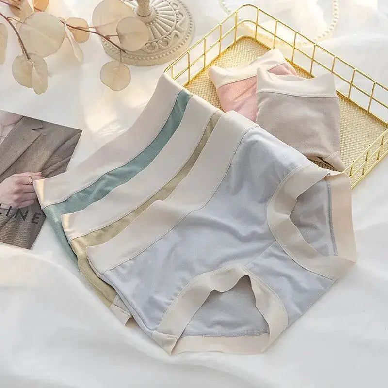 Panties 4-pack seamless modal set in pastel colors for women, sizes M–XL