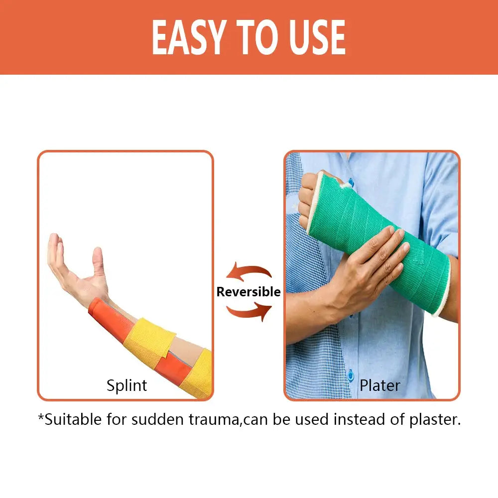 Universal Aluminum Splint Roll With Medical Grade Polymer For Emergency Bone Fixation In Outdoor Survival Kits