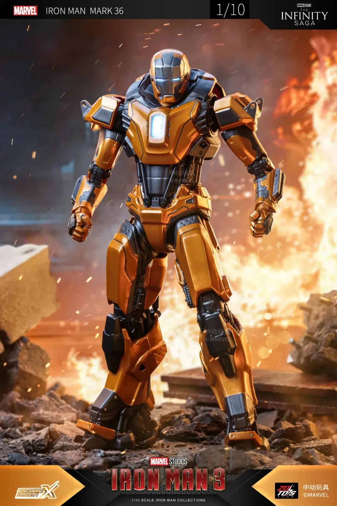 ZDTDS Iron Man Avengers MK37 Hammerhead MK12 MK38 Igor MK9 Iron Patriot War Machine Action Figure Collectible Toy