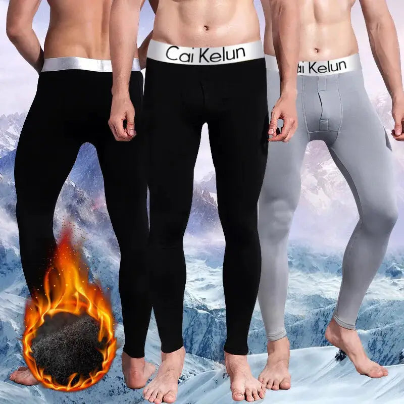 Mens Slim Fit Warm Pants In High End German Velvet Thickened And Durable Fade Resistant For Independent Wear