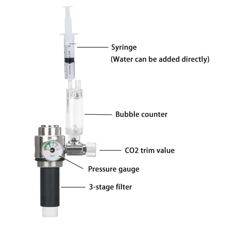 Dreamburgh Stainless Steel Aquarium CO2 Generator System Kit For Plant Growth And Fish Tanks