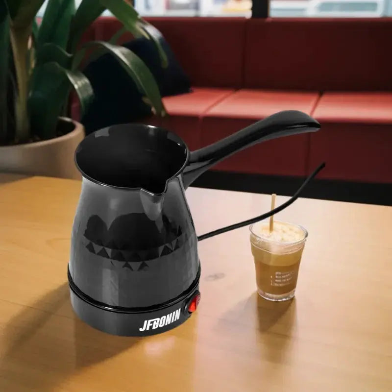 JFBONIN 0.35L Electric Turkish Coffee Pot Quick Boiling for Authentic Middle Eastern Coffee Home Brewer