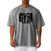 Oversized Loose Mens Casual Sport T Shirt Quick Dry Breathable Mesh For Gym Bodybuilding Fitness Short Sleeve