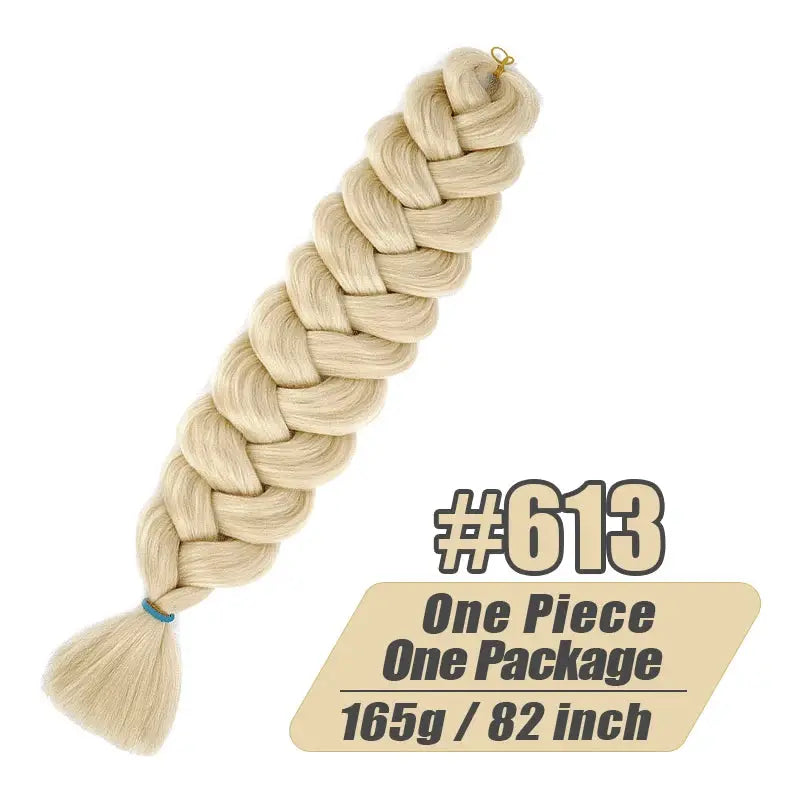 Kanekalon jumbo braiding hair, color 613 blonde, 82-inch, 165g, one-piece from Simples Market