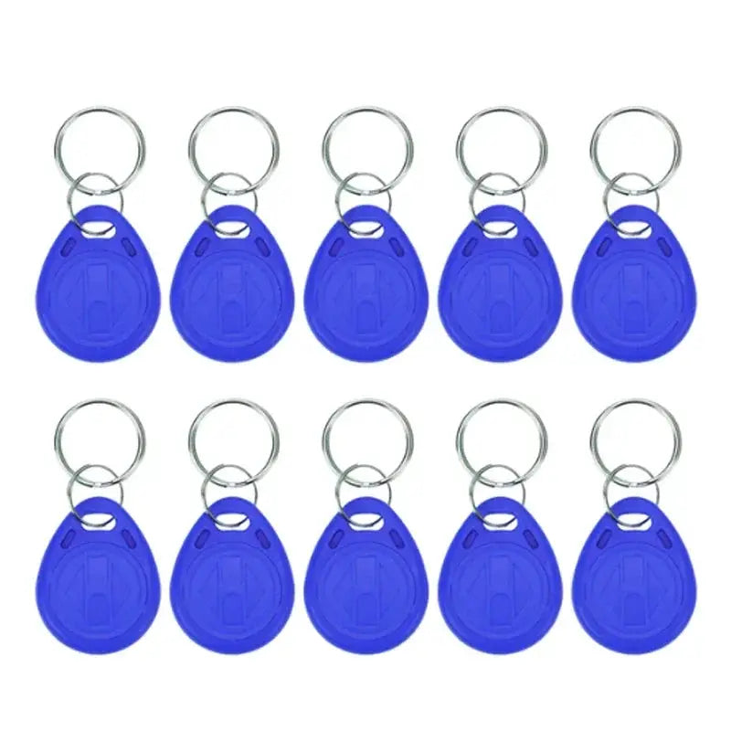 5YOA 10 Pack 125KHz RFID Keyfobs TK4100 EM4100 Proximity ReadOnly Door Entry Access Control Tokens