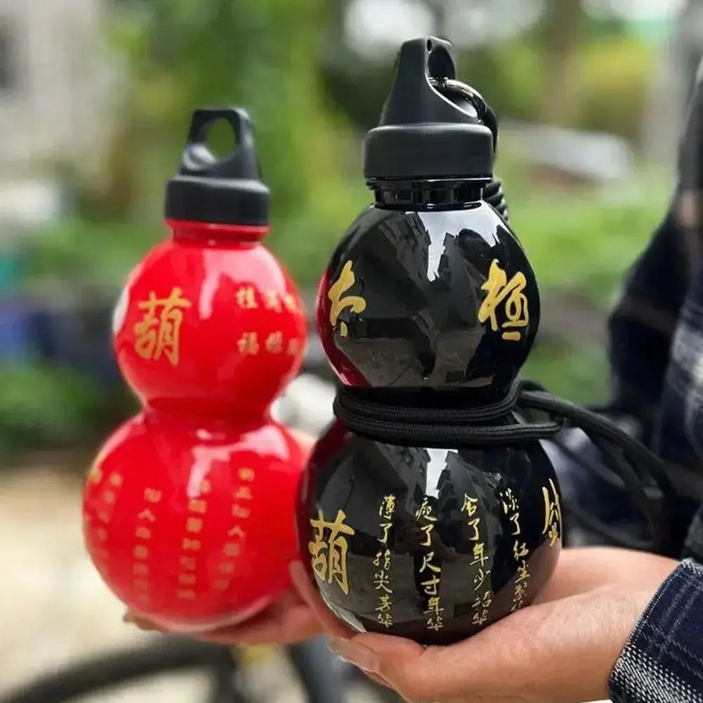 800ml Large Capacity Chinese Style Gourd Water Bottle For Children Leakproof School And Sports Water Jug